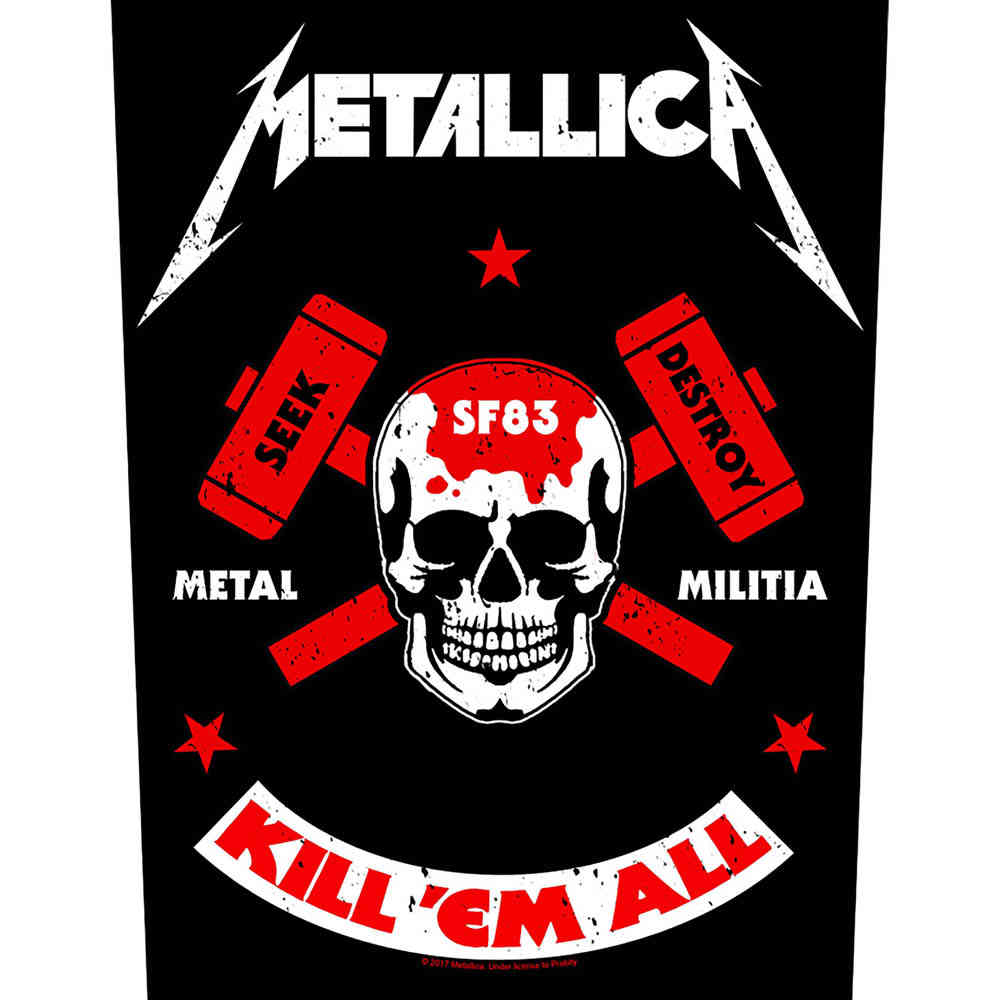 Metallica - Metal Militia Rugpatch - Multicolours